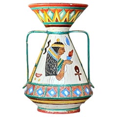 Vintage Boho Italian Volvo Deruta Vase