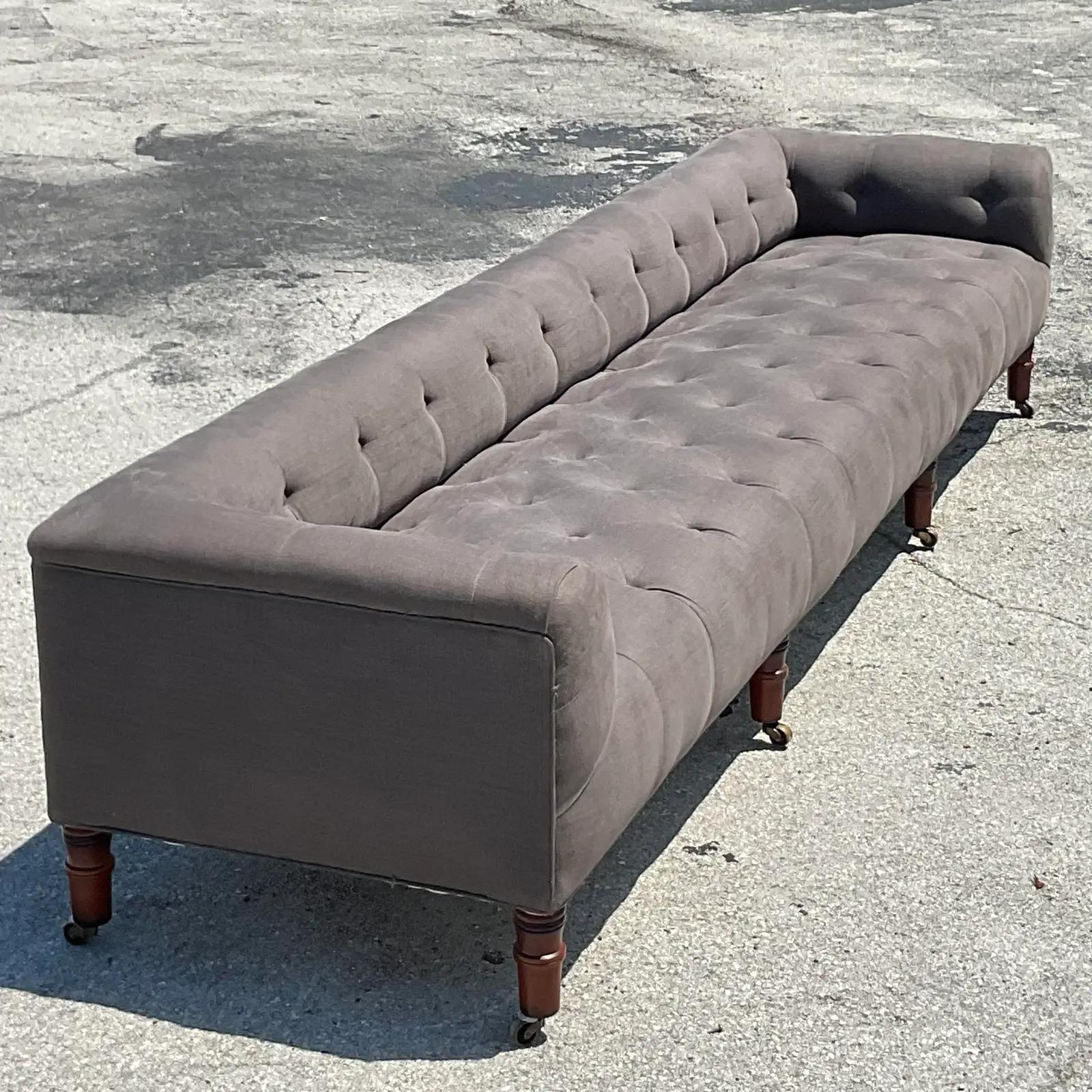 low back sofa bench