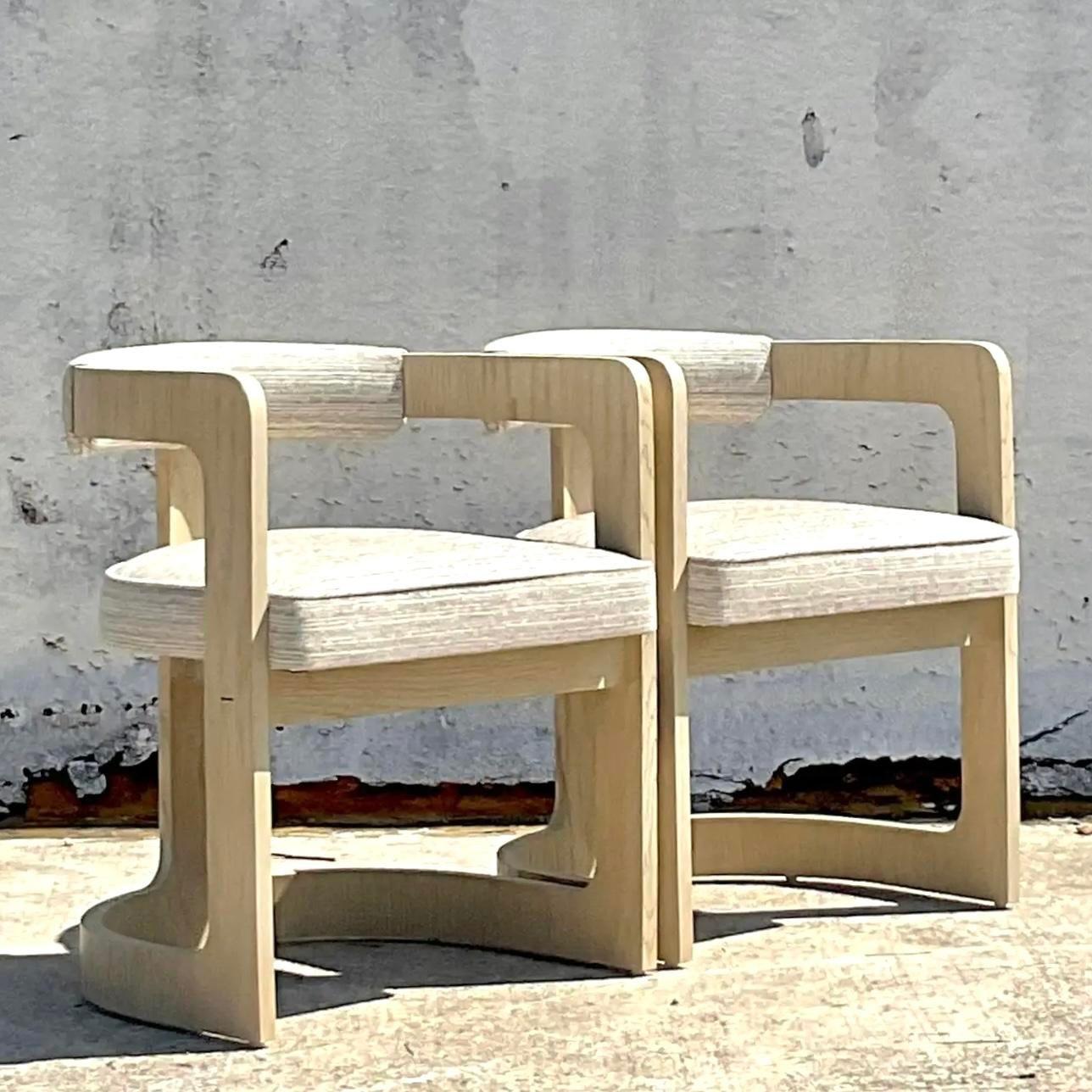 Vintage Boho Kelly Wearstler “Zuma” Dining Chairs - Set of 6 1