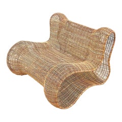 Vintage Boho Kenneth Cobonpue “Pigalle” Easy Lounge Chair