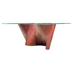 Vintage Boho Kenneth Cobonpue Wave Dining Table