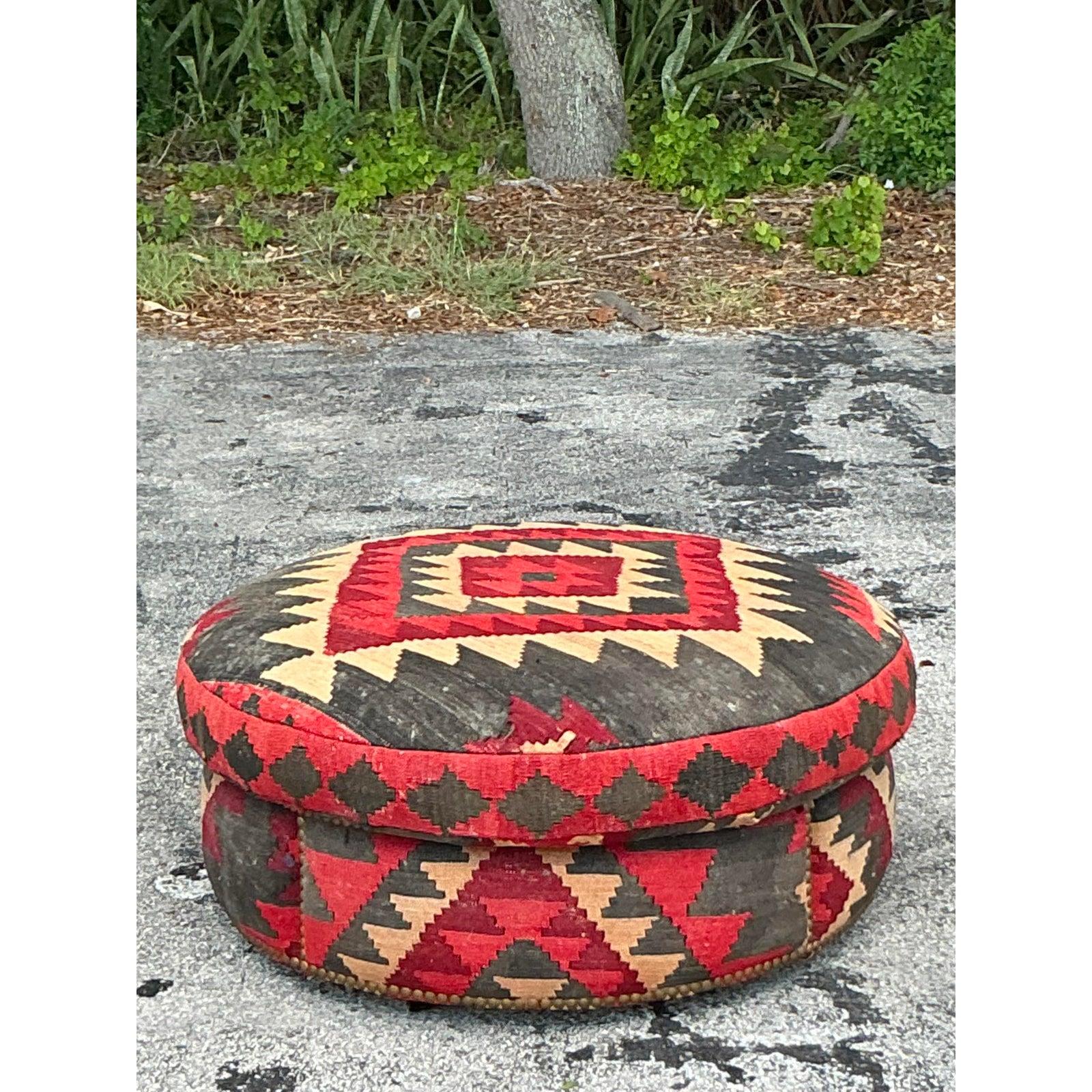 20ième siècle Ottoman vintage Boho Kilim en vente