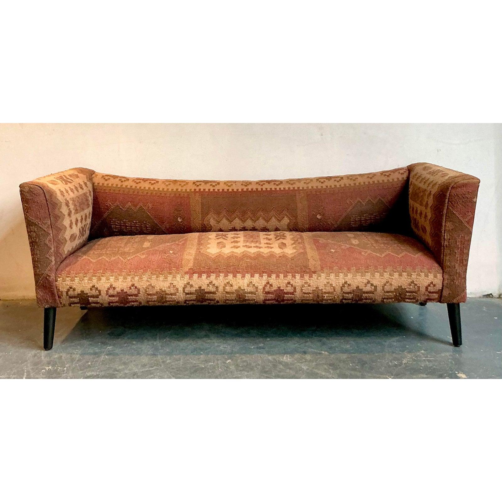 Sofá Vintage Boho Kilim en venta 3
