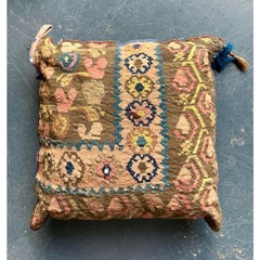 Vintage Boho Kilim Throw Pillow