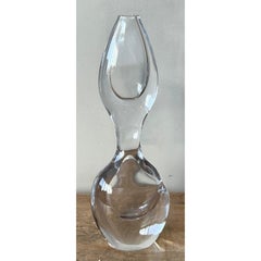 Vintage Boho Kosta Boda Biomorphic Bud Vase - Set of Two