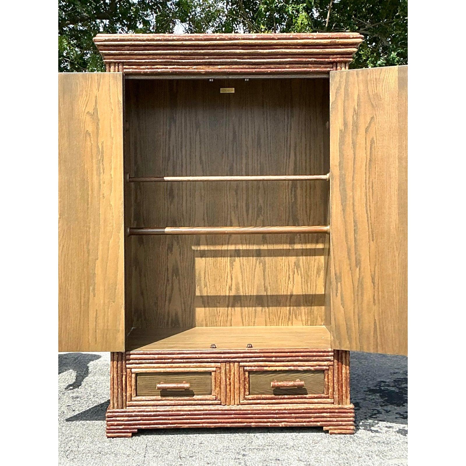 Armoire primitivo vintage Boho La Lune in vendita 4