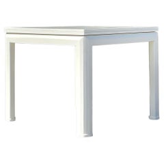 Vintage Boho Lacquered Extendable Game Table