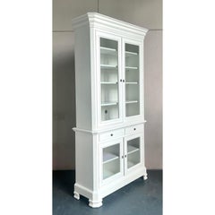 Vintage Boho Lacquered Tall Cabinet