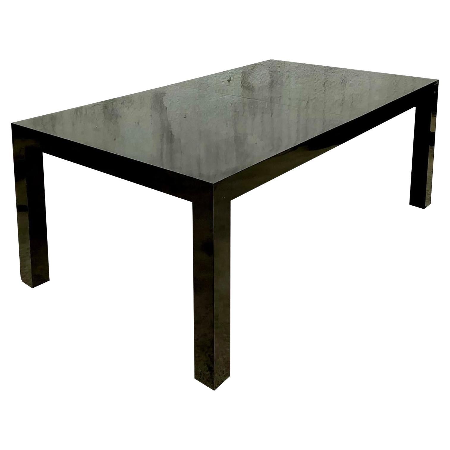 Vintage Boho Laminate Dining Table For Sale