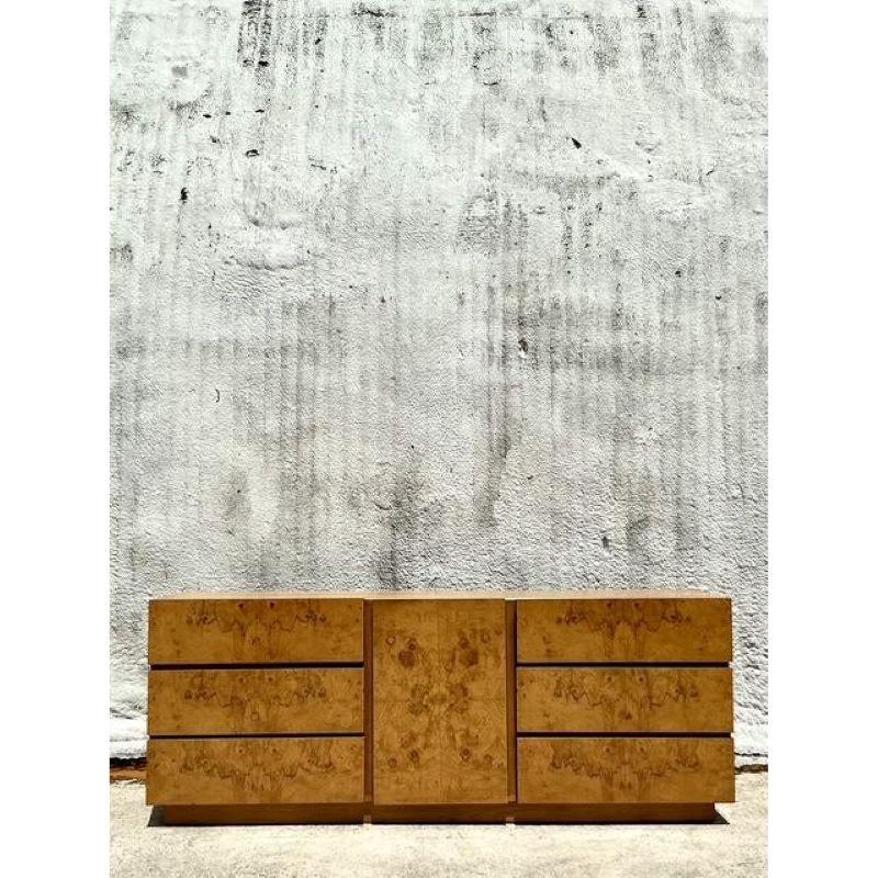 Credenza Vintage Boho Lane Burl Regencia de Hollywood en venta