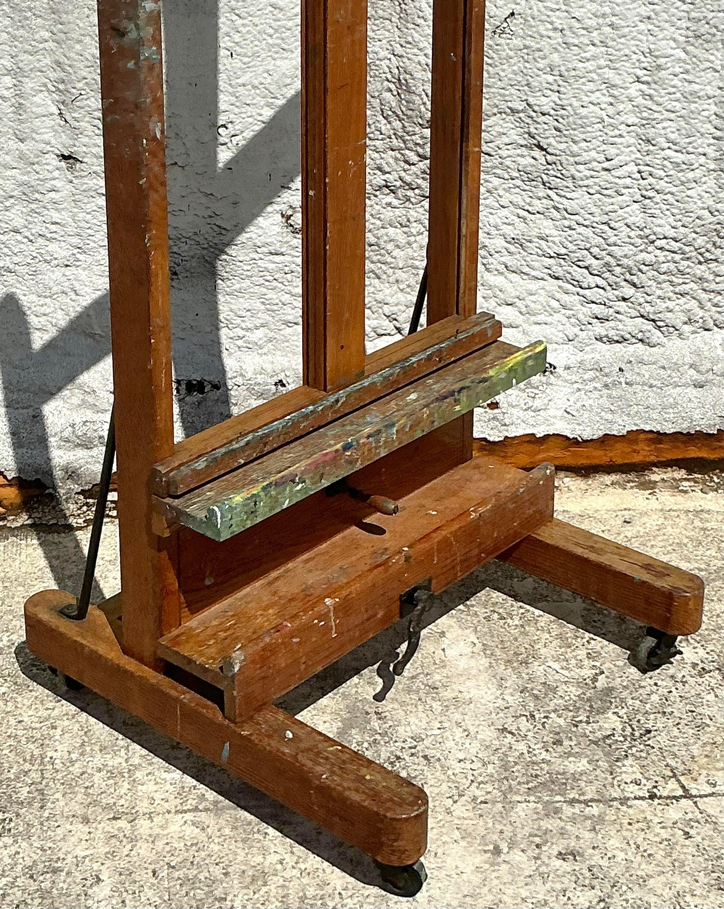 Rustic Vintage Boho Large Artist Easel