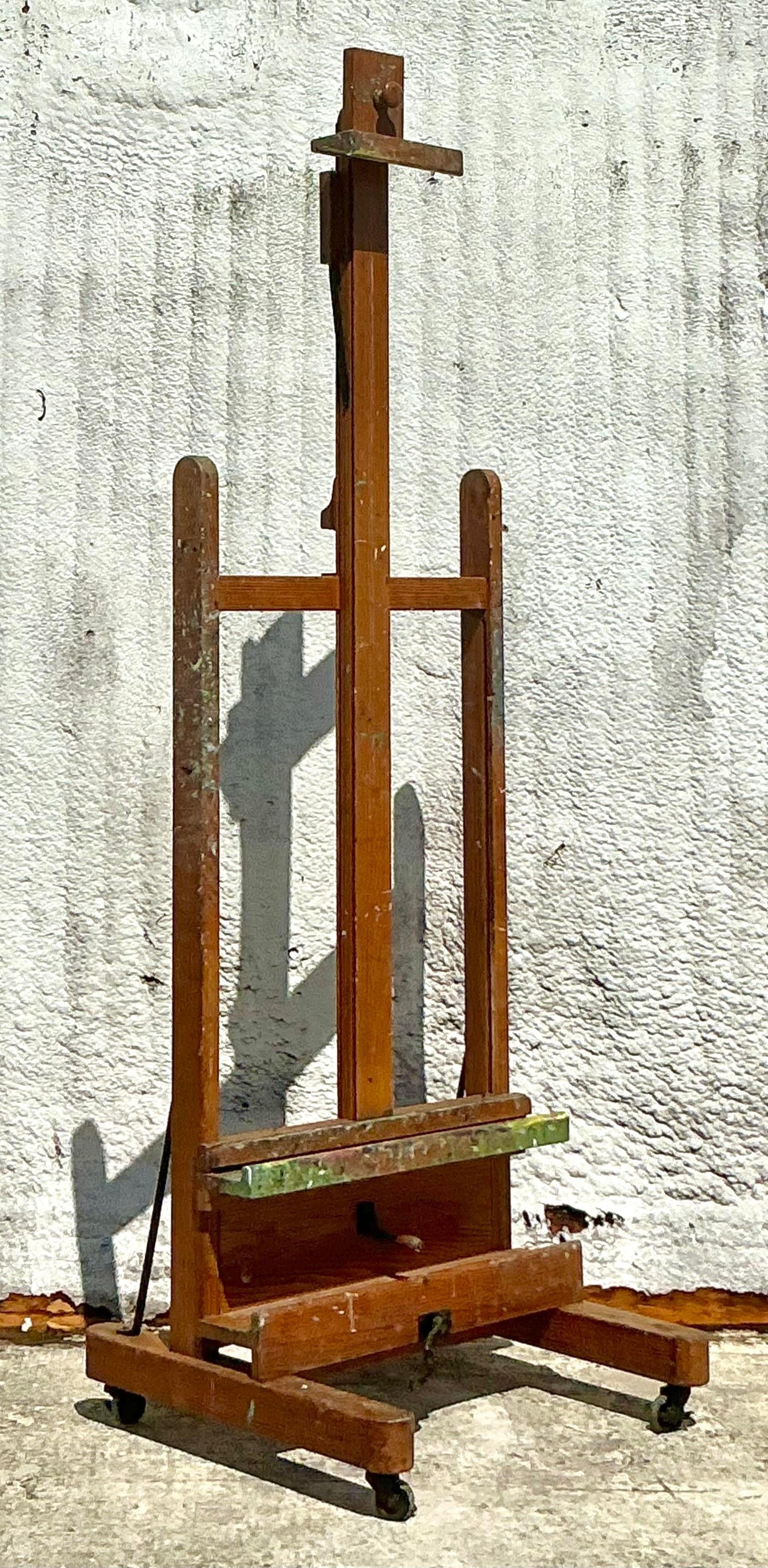 American Vintage Boho Large Artist Easel