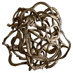 Vintage Boho Large Root Ball Chandelier