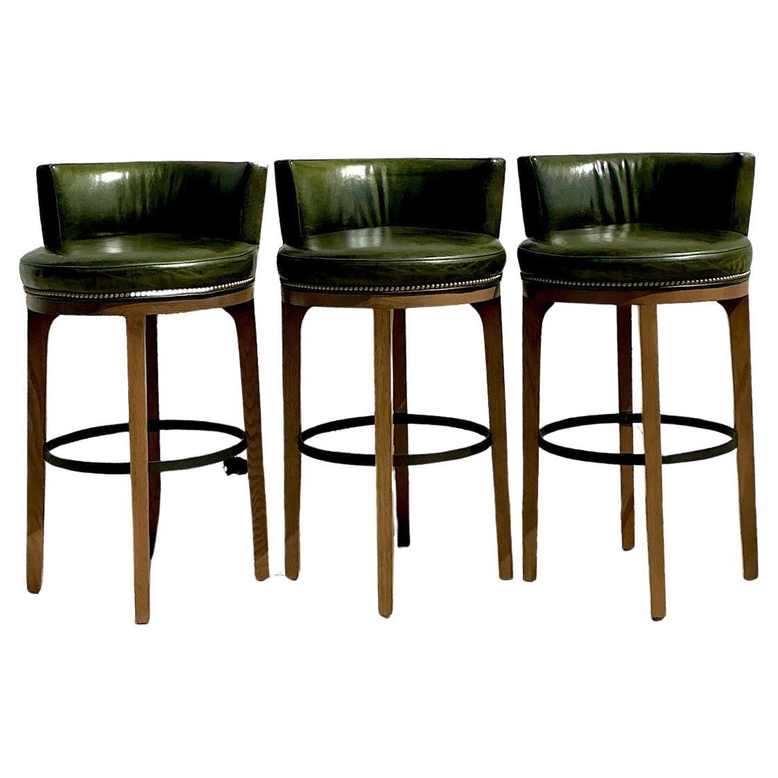 Taburetes de bar giratorios Vintage Boho Lee Industries - Juego de 3