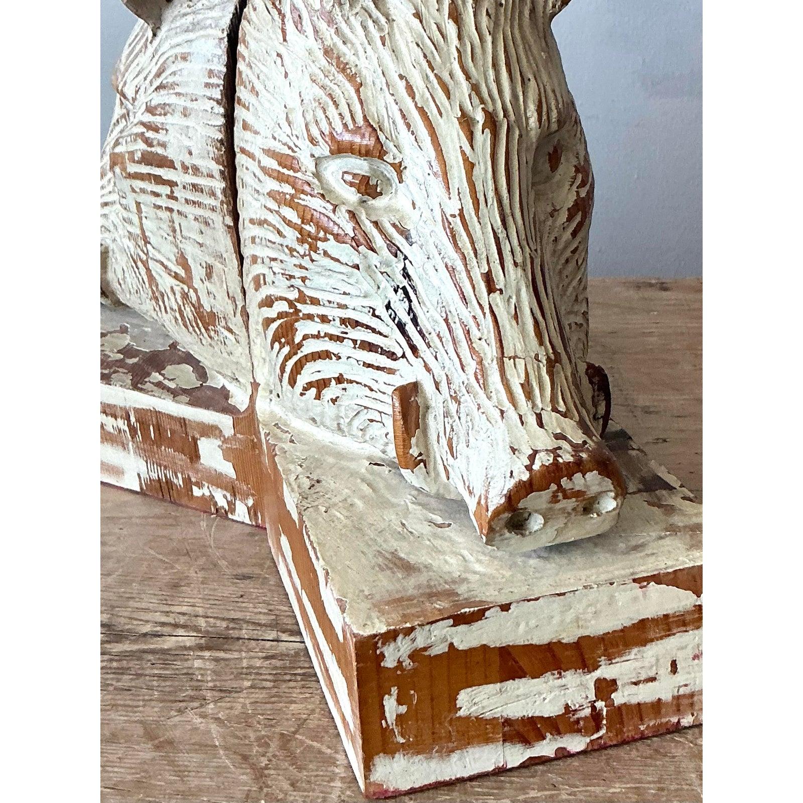 Vintage Boho Leopard Chippendale Petite Salon Stuhl im Angebot 9