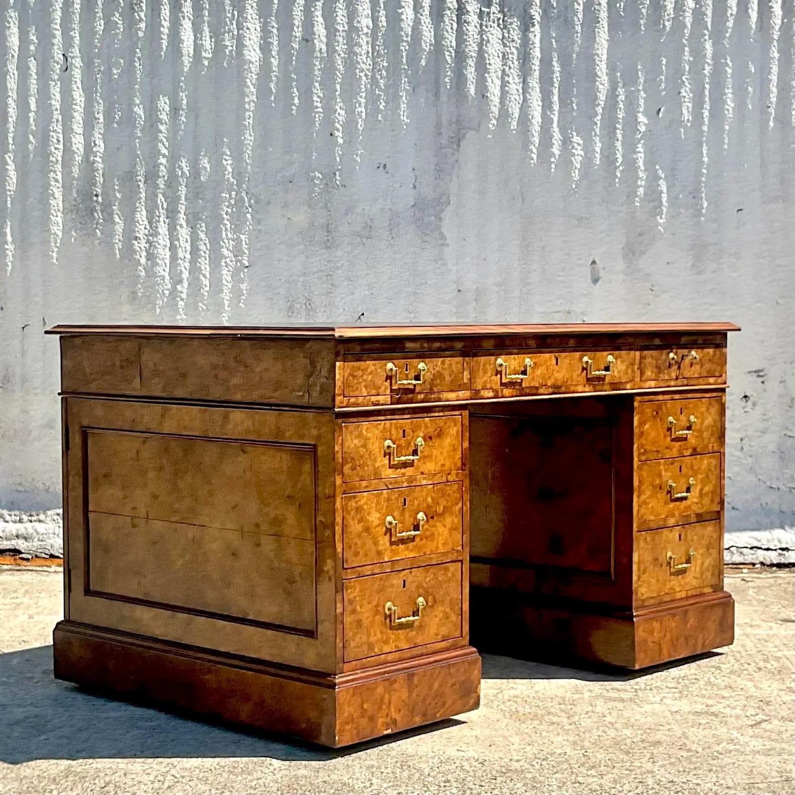 partner desk antique