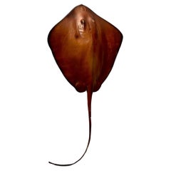 Mantarraya Vintage Boho de Fibra de Vidrio a Tamaño Natural