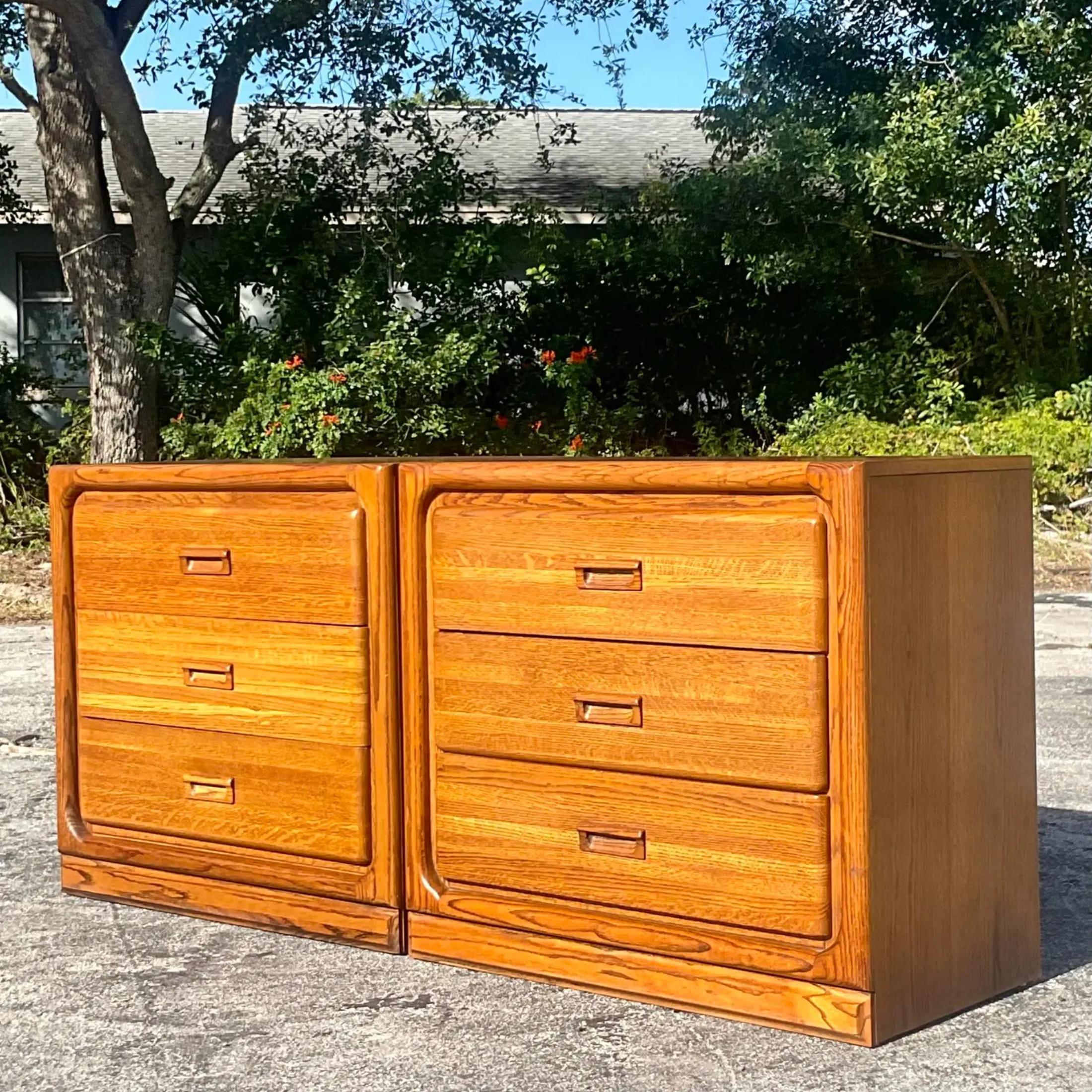 Vintage Boho Link and Taylor Chest of Drawers - a Pair For Sale 4