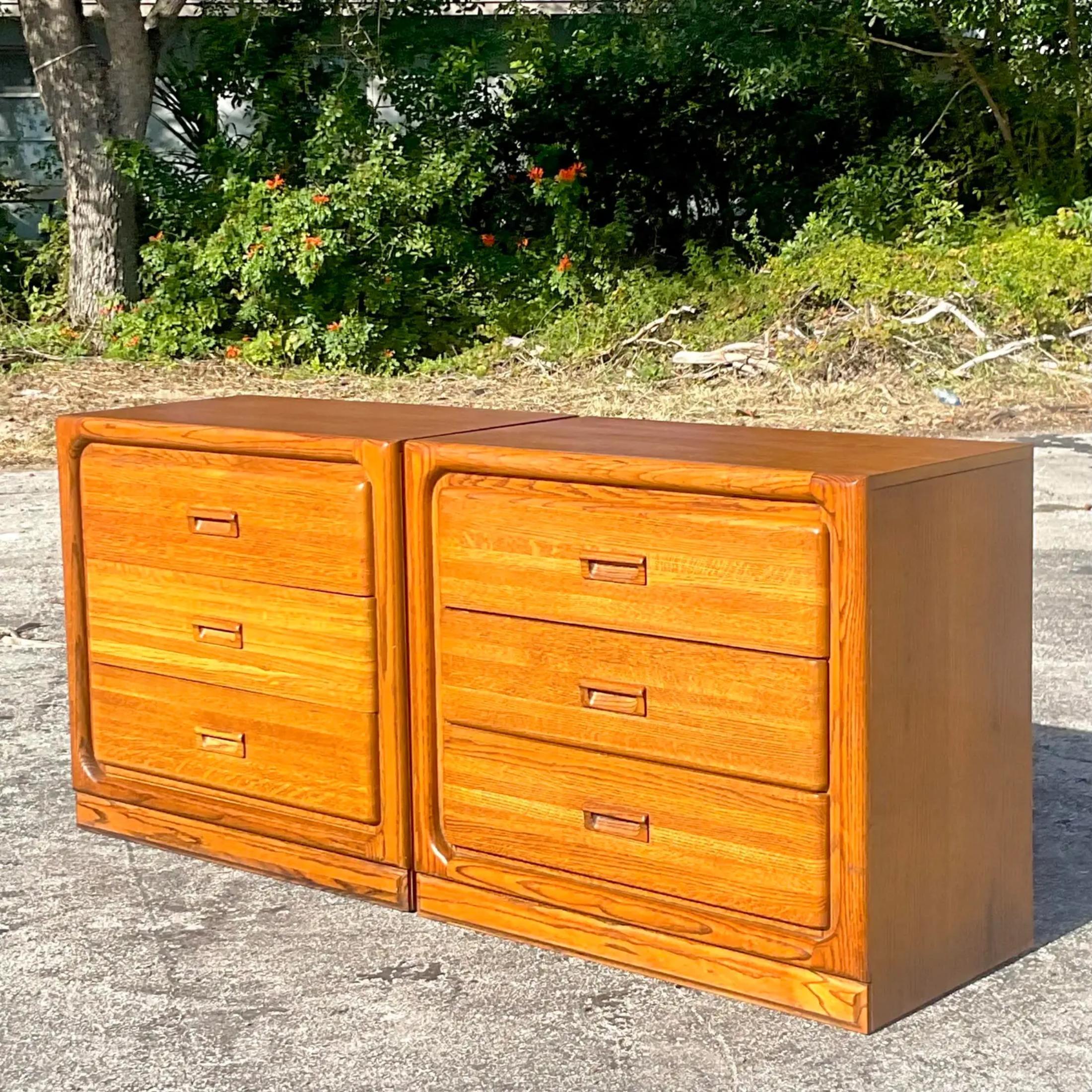 Vintage Boho Link and Taylor Chest of Drawers - a Pair For Sale 2