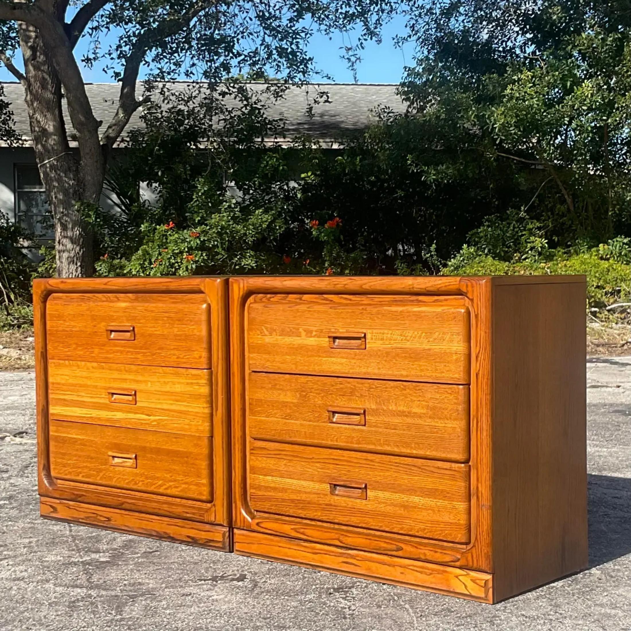 Vintage Boho Link and Taylor Chest of Drawers - a Pair For Sale 3