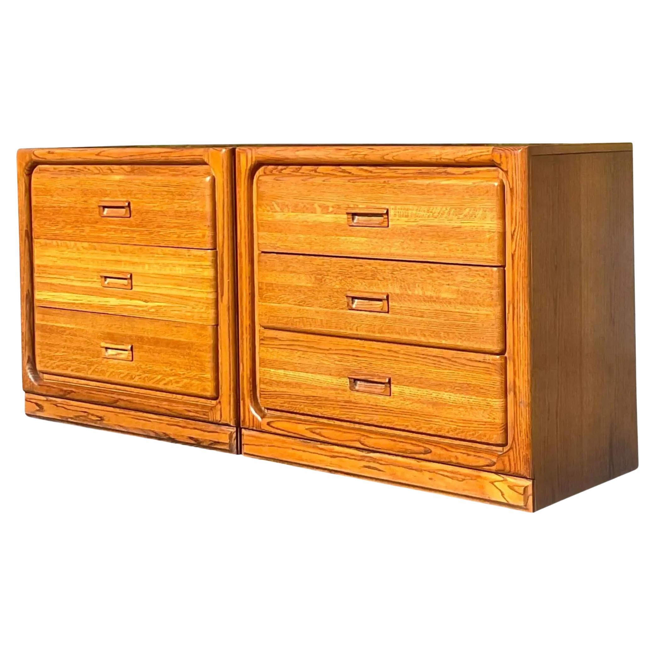 Vintage Boho Link and Taylor Chest of Drawers - a Pair For Sale
