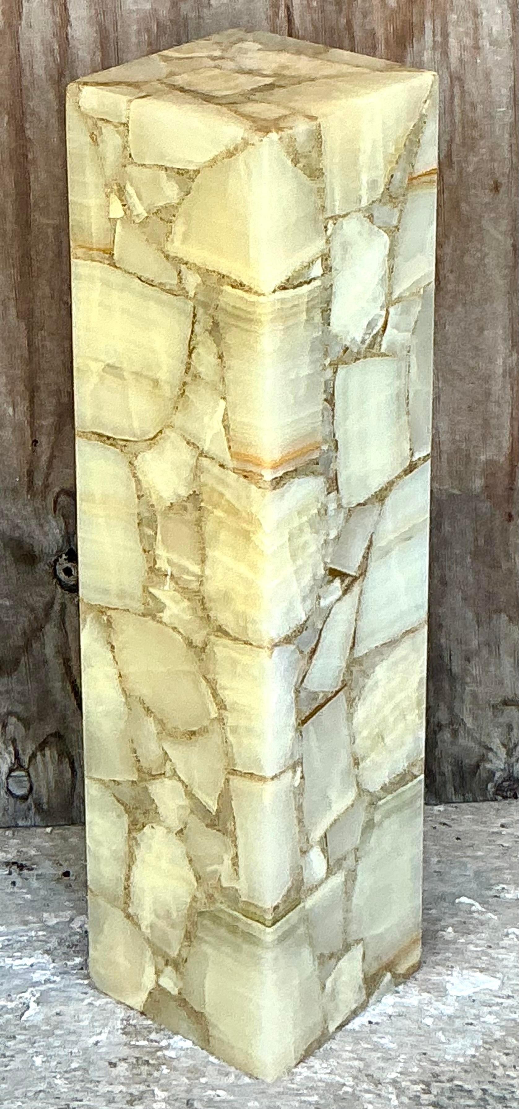 Piédestal Boho Lit Onyx Vintage 3