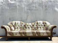 Vintage Boho Lori Deeds Afro Celerie Kemble Custom Quadrille“Les Indiennes” Sofa