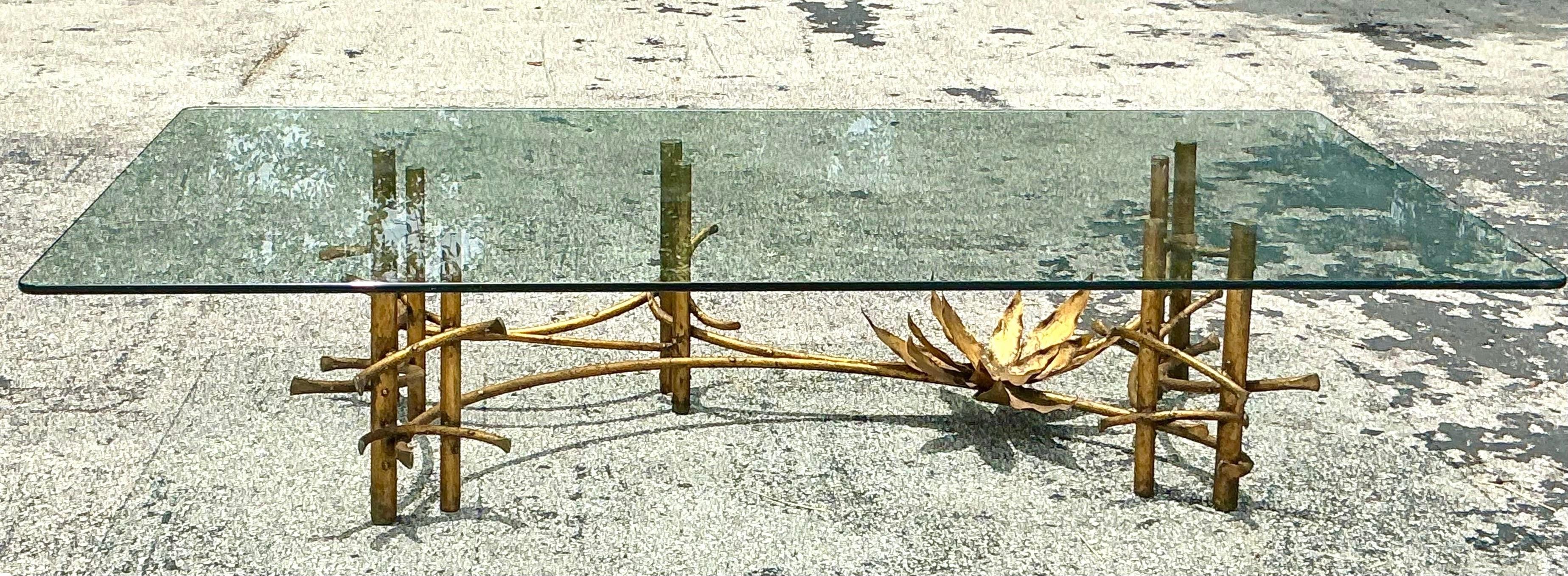 20ième siècle Table basse Boho Lotus d'après Silas Seandel en vente