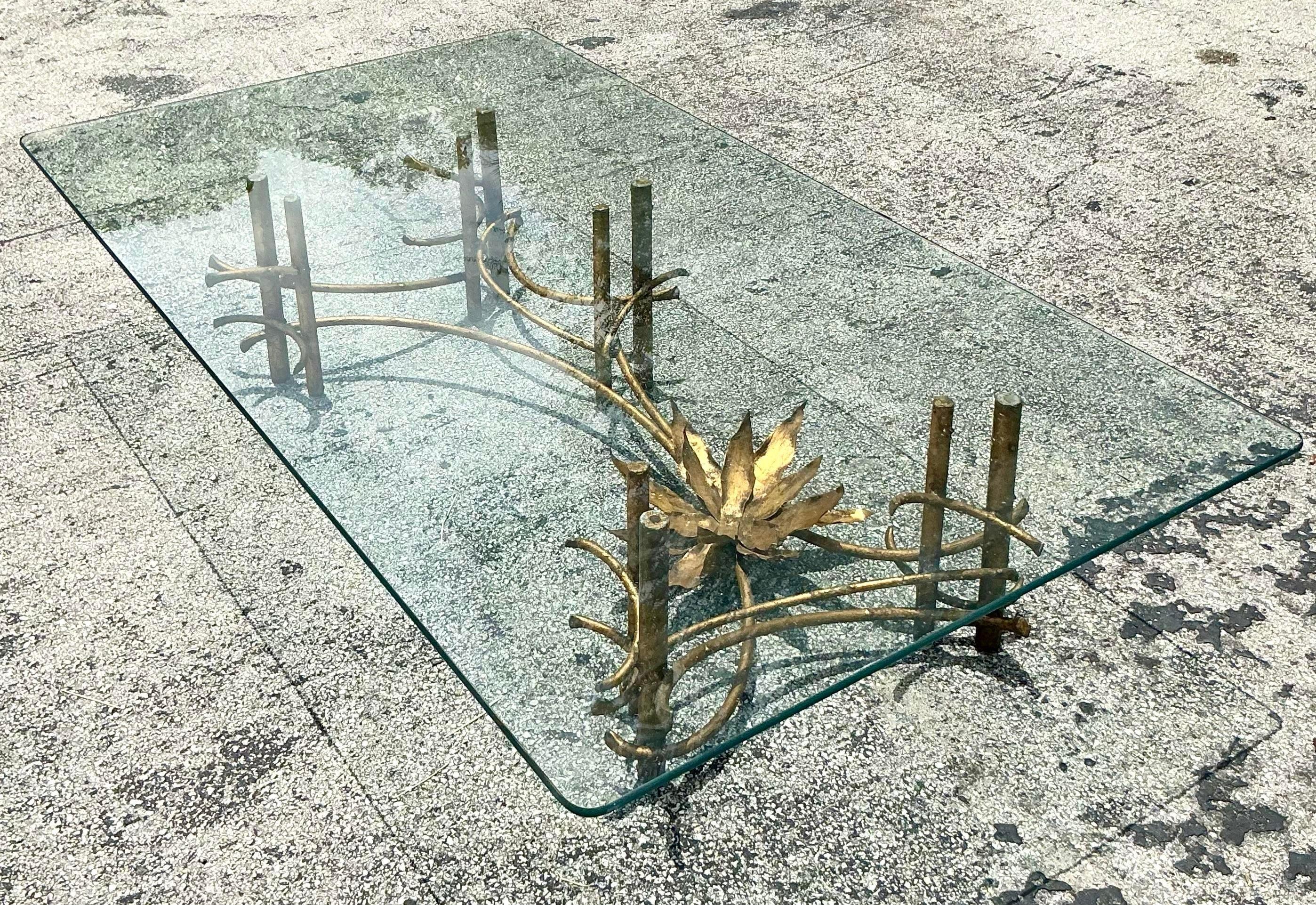 Métal Table basse Boho Lotus d'après Silas Seandel en vente