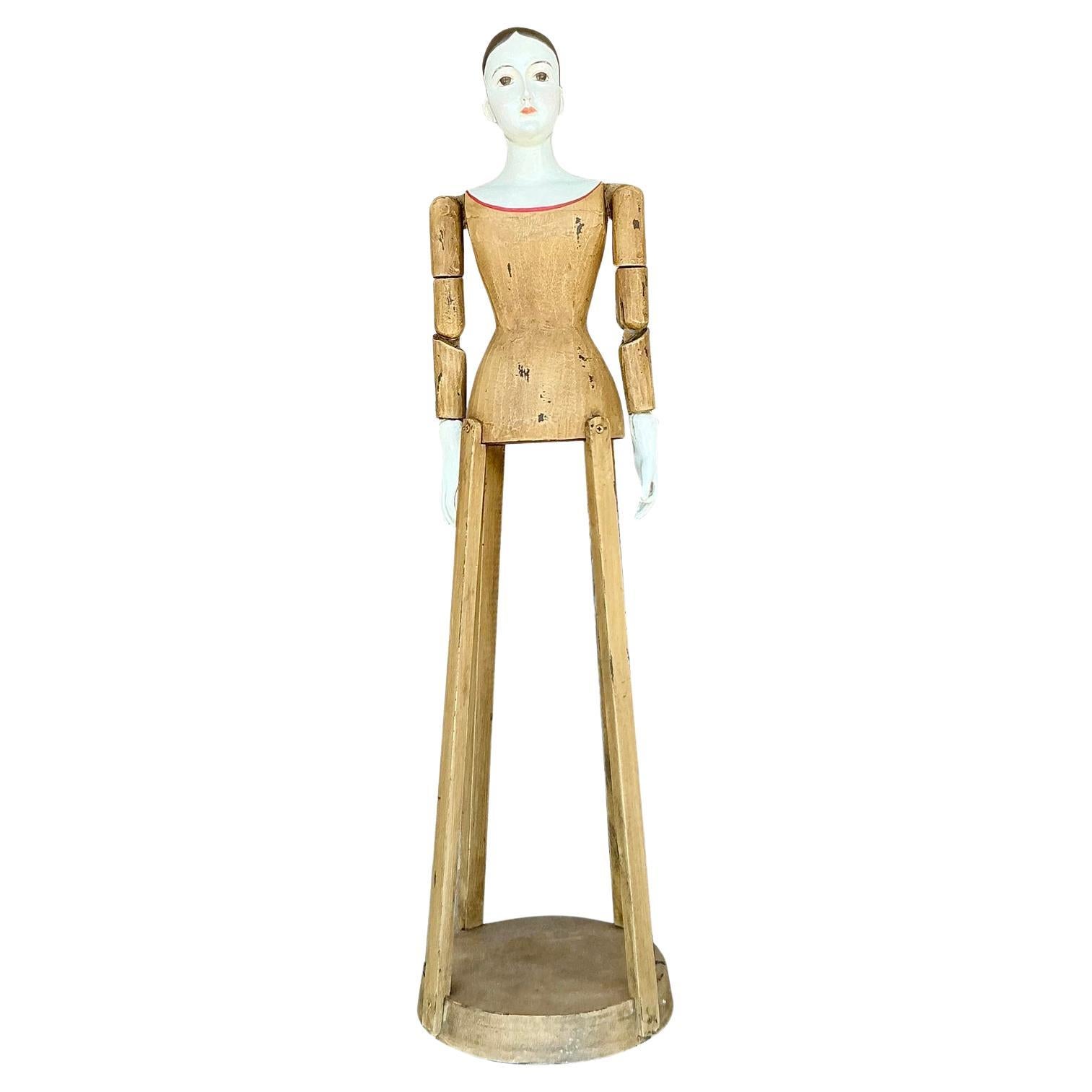 Vintage Boho Madonna Frame Mannequin For Sale
