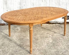 Vintage Boho Massant Wood Garden Dining Table