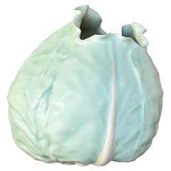 Vintage Boho Matte Glazed Ceramic Cabbage