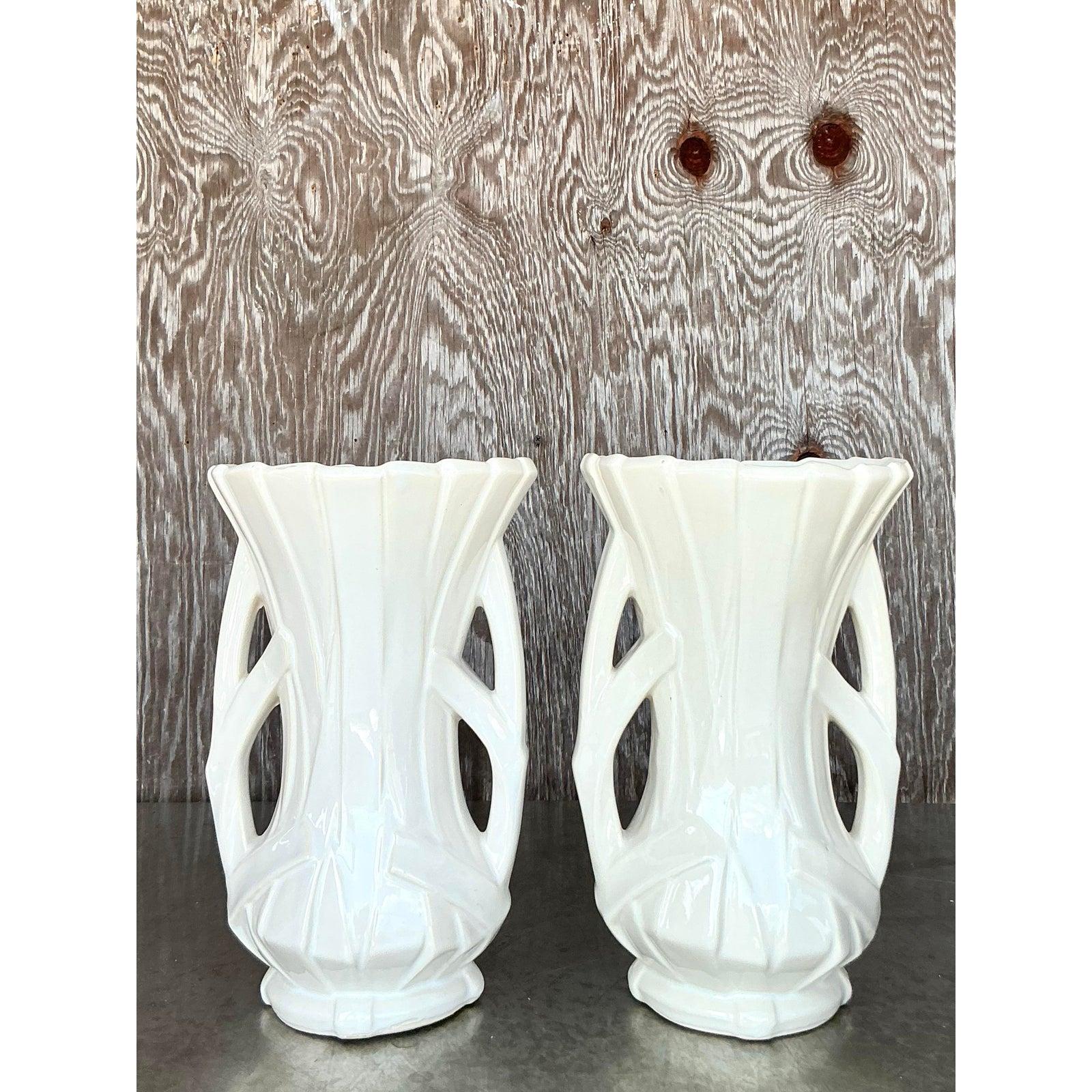 Americano Vaso a nastro Boho McCoy d'epoca - Una coppia in vendita