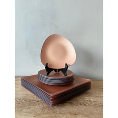 Vintage Boho Metallic Glass Dishes - Set of 16