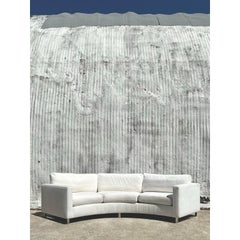 Vintage Boho Milo Baughman for Thayer Coggin Angled Sofa