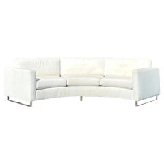 Vintage Boho Milo Baughman for Thayer Coggin Angled Sofa