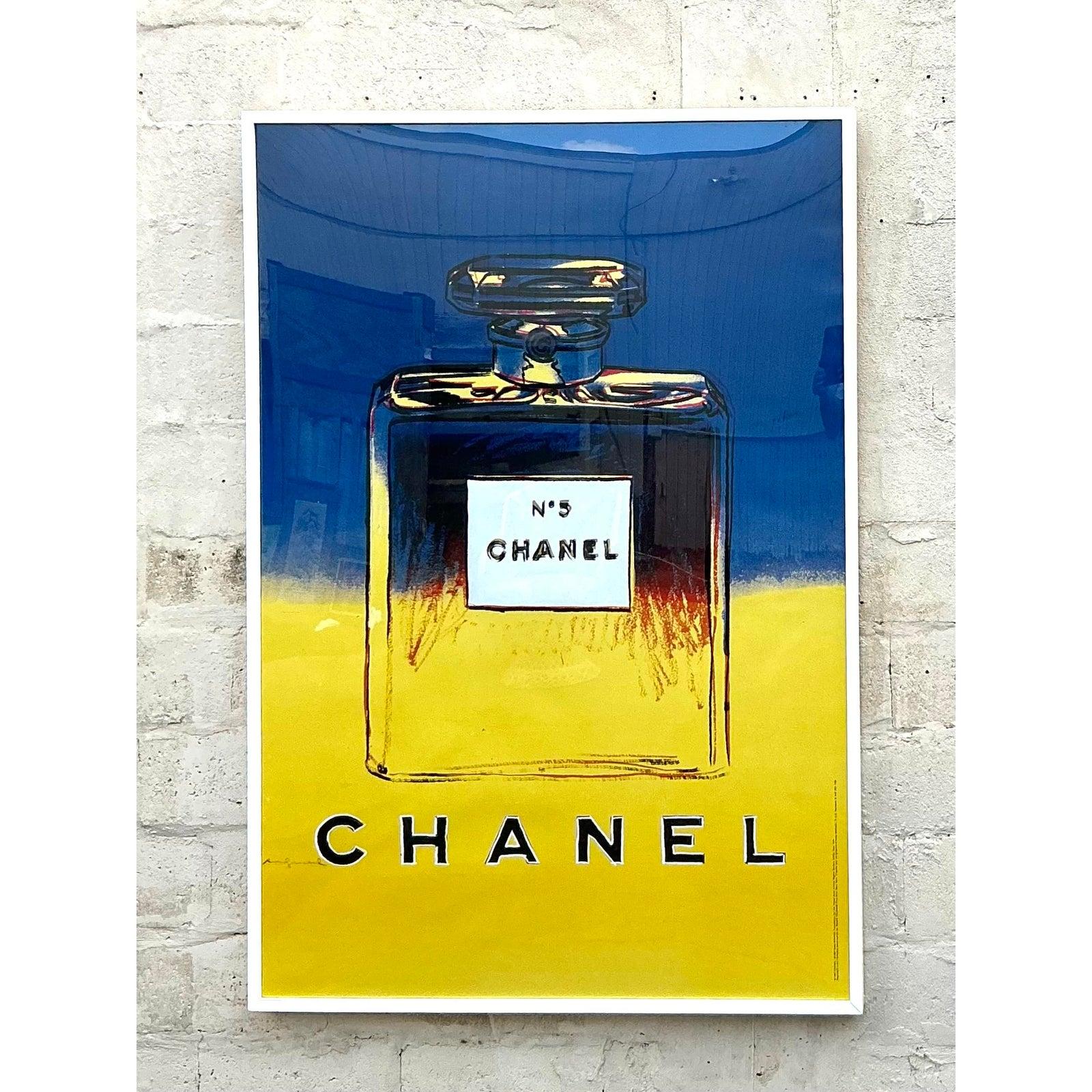 XX secolo Poster pubblicitario di Chanel d'epoca Boho Monumentale di Andy Warhol in vendita