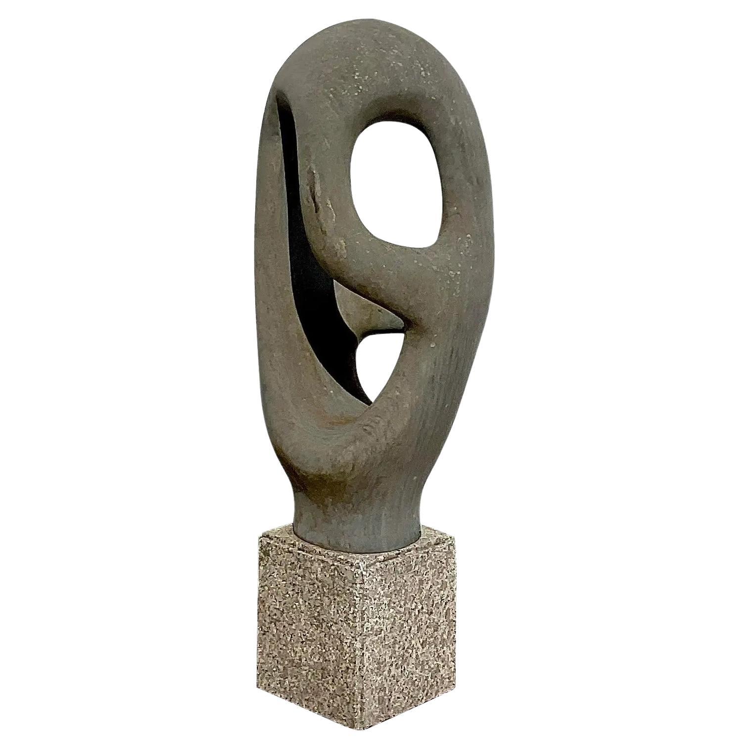 Vintage Monumental Boho Hand Made Terra Cotta Gorilla Sculpture For