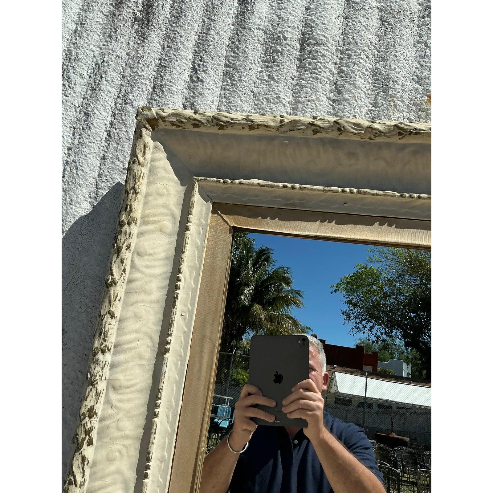 Miroir monumental Boho vintage en vente 1