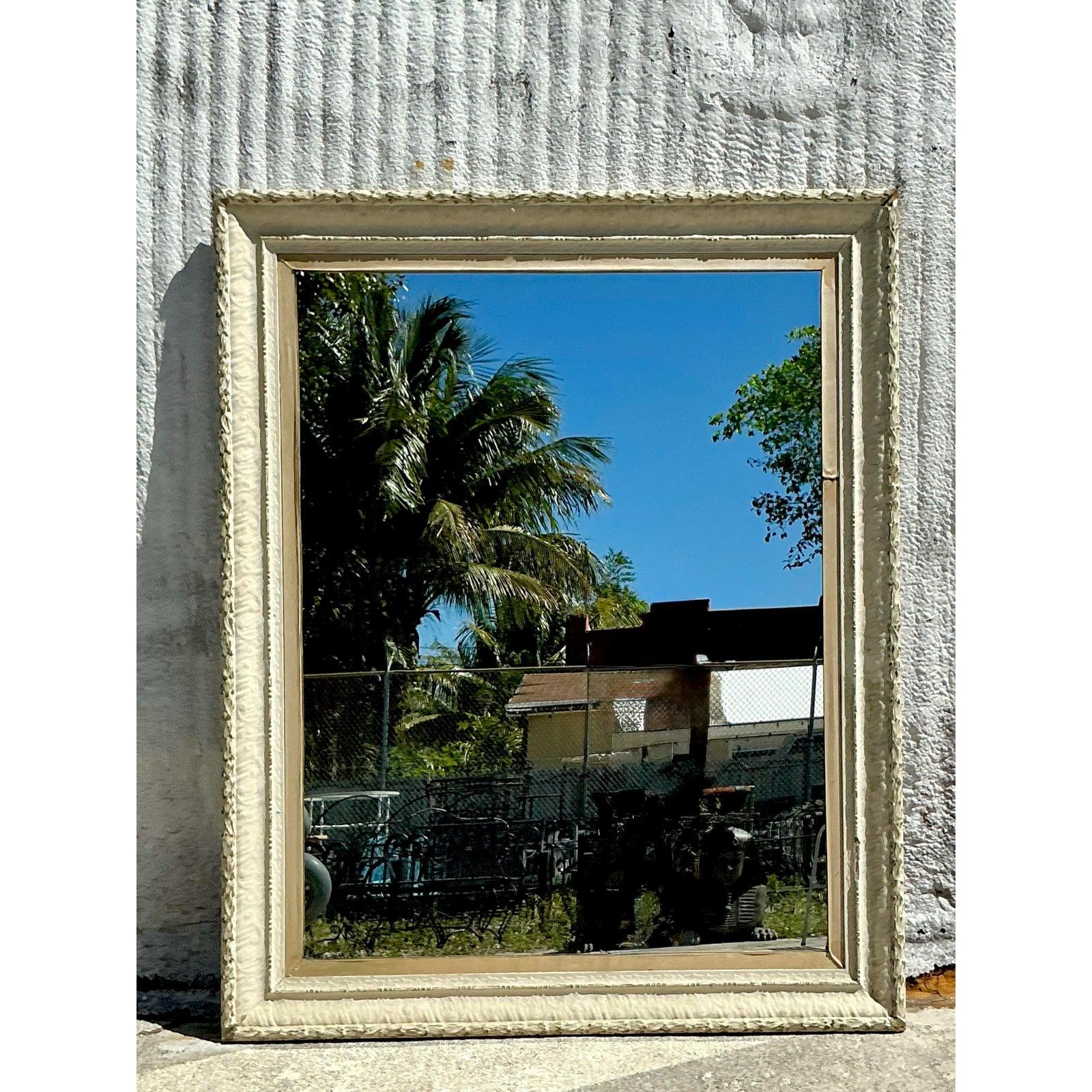 Miroir monumental Boho vintage en vente 2
