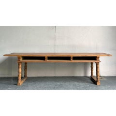 Vintage Boho Monumental Bibliothek Tisch