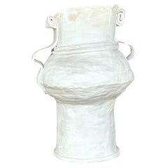 Vintage Boho Monumental Original Studio Pottery Vase