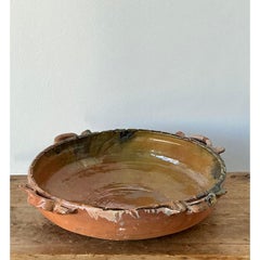 Ciotola monumentale in terracotta vintage Boho