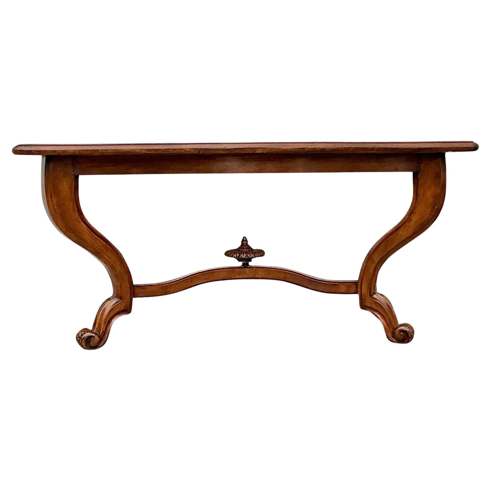 Vintage Boho Monumental Wall Mount Console Table
