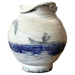 Vintage Boho Moonlight Studio Pottery Vase