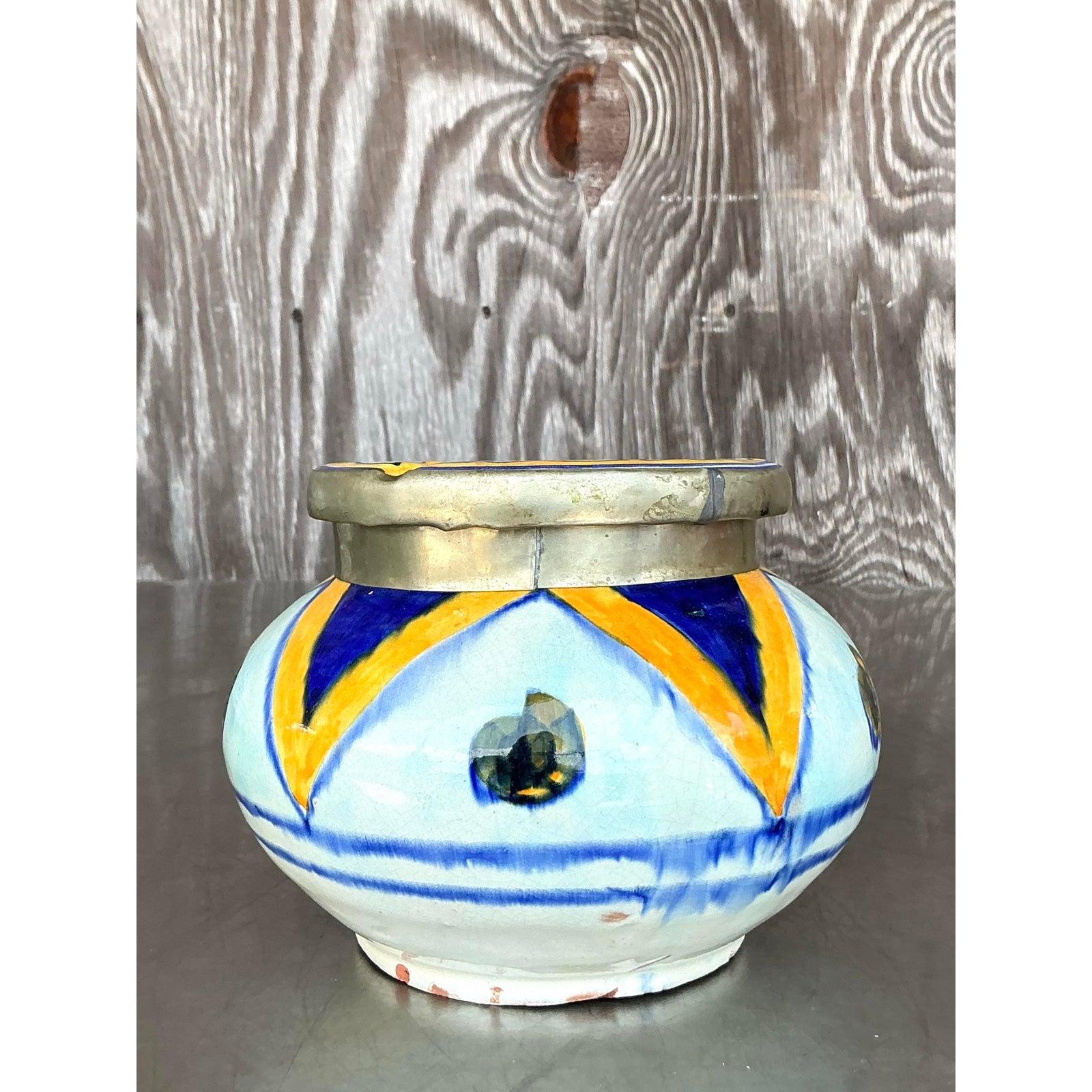 Vintage Boho Moroccan Ashtray For Sale 3