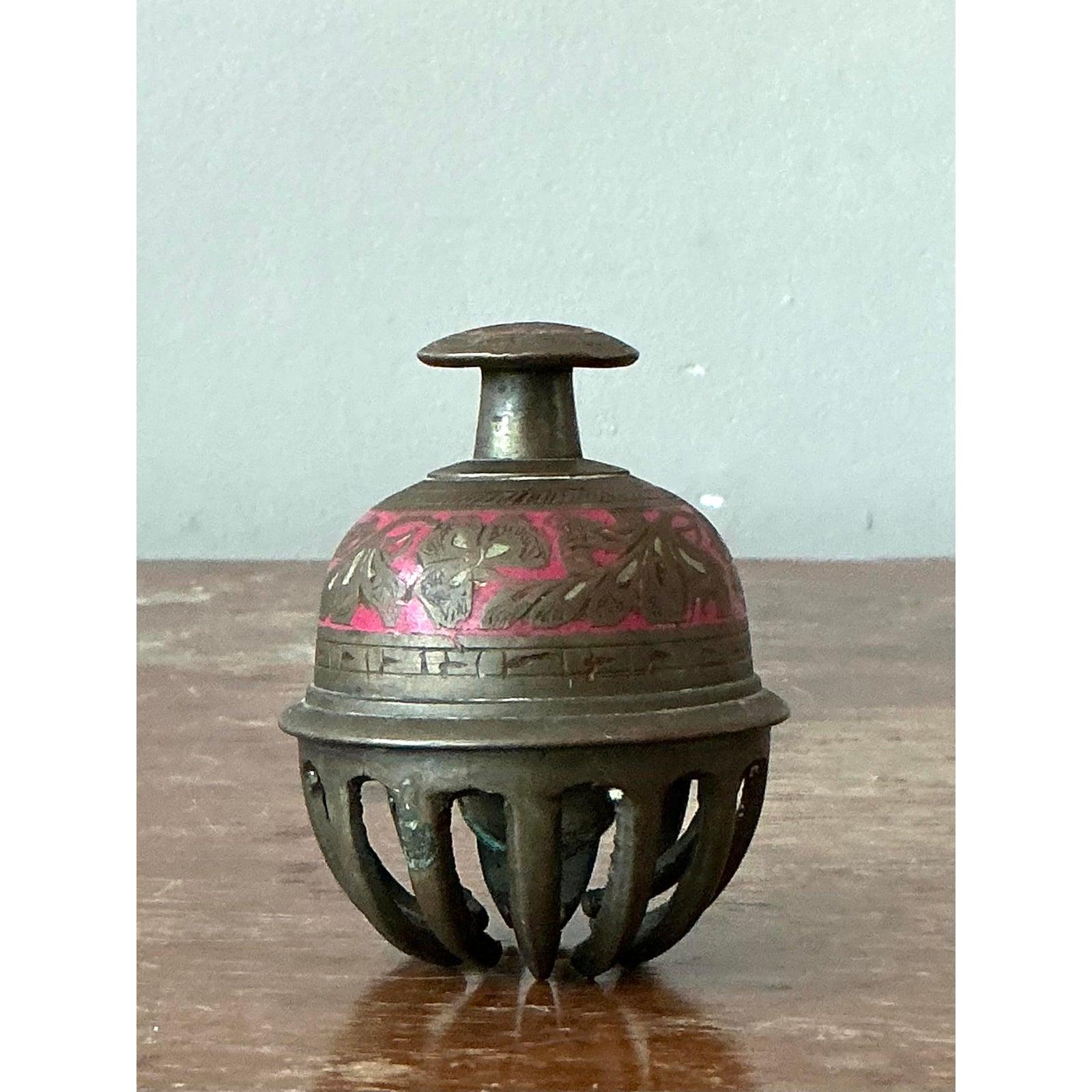Laiton Cloche marocaine vintage boho en vente