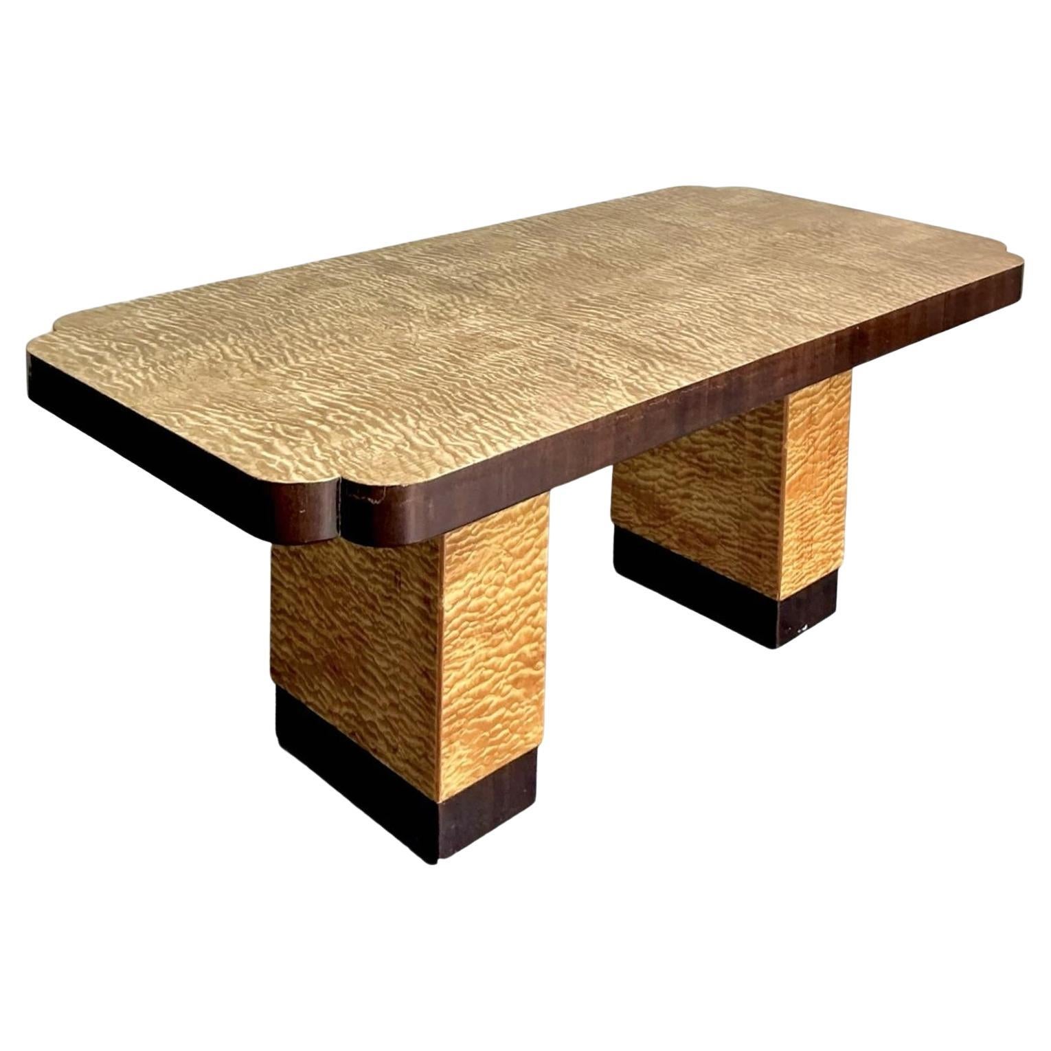 What is a burl wood table?