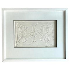 Vintage Boho Numbered Molded Paper Lithograph