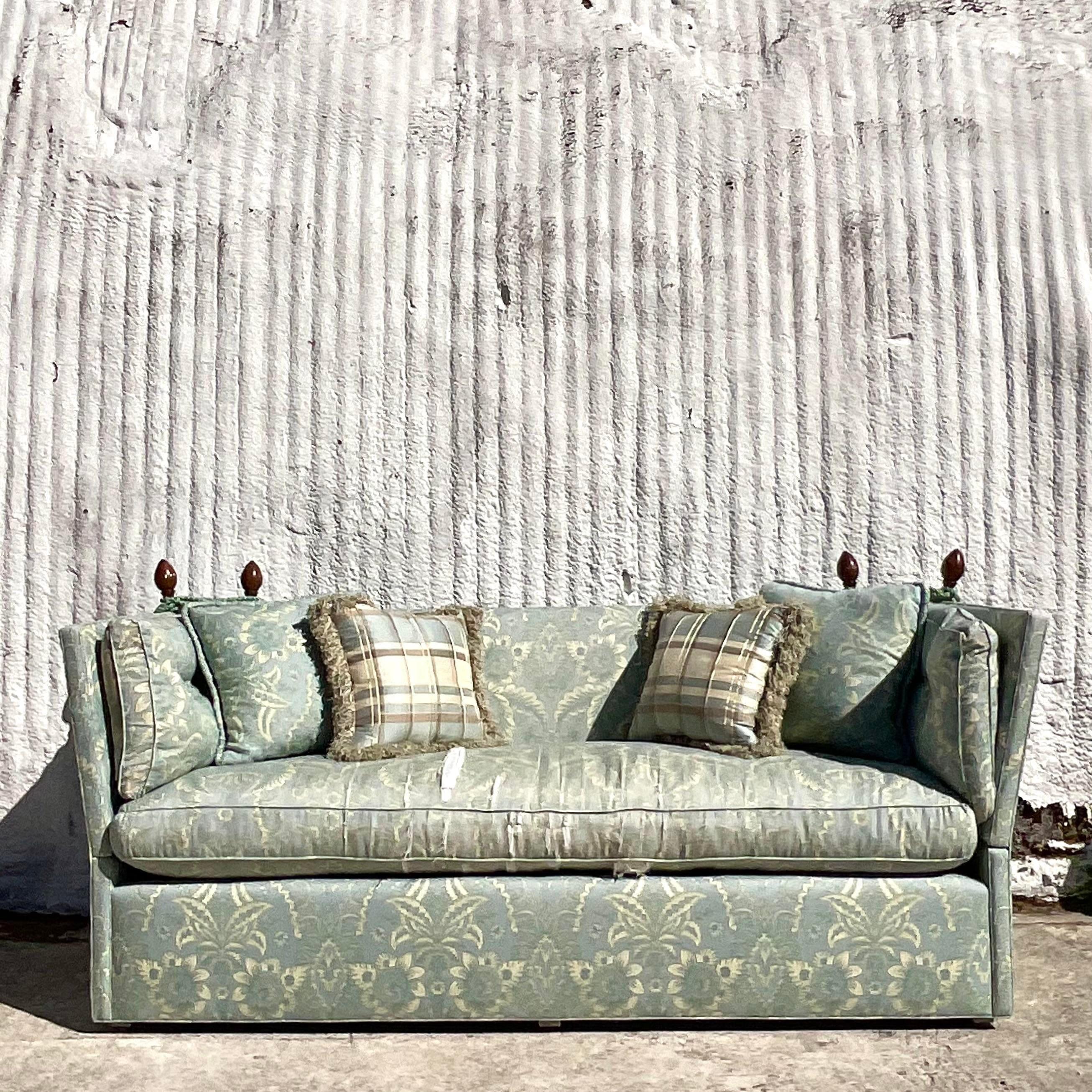 20th Century Vintage Boho O Henry House Knole Sofa